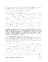 Instructions for Form CAO P1-2 Petition for Paternity, Custody, Visitation and Support - Idaho, Page 4