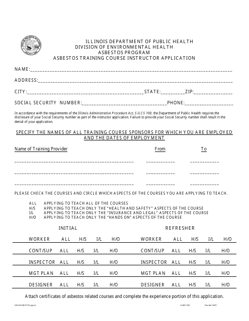 Form IL482-1031  Printable Pdf