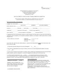 Document preview: Formulario IL-482-0498 Aplicacion De Licencia Para Trabajadores De Asbestos - Illinois (Spanish)