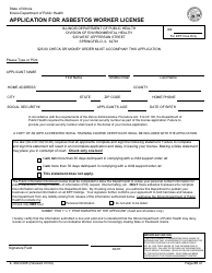 Form IL482-0498 Application for Asbestos Worker License - Illinois, Page 2