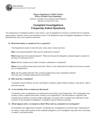 Form IOCI0538-11 Complaint Form - Illinois, Page 3