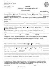 Document preview: Illinois Tissue and Sperm Bank Registration Form - Illinois