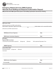 Form IOCI14-322 Emergency Medical Services (EMS) Systems Alternate Rural Staffing and Response Authorization Request - Illinois, Page 2