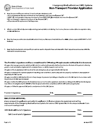 Form IOCI16-60 &quot;Emergency Medical Services (EMS) Systems Non-transport Provider Application&quot; - Illinois, Page 2