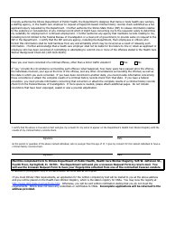 U.S. Military Personnel Application to Become an Illinois Certified Nurse Aide (Cna) - Illinois, Page 2