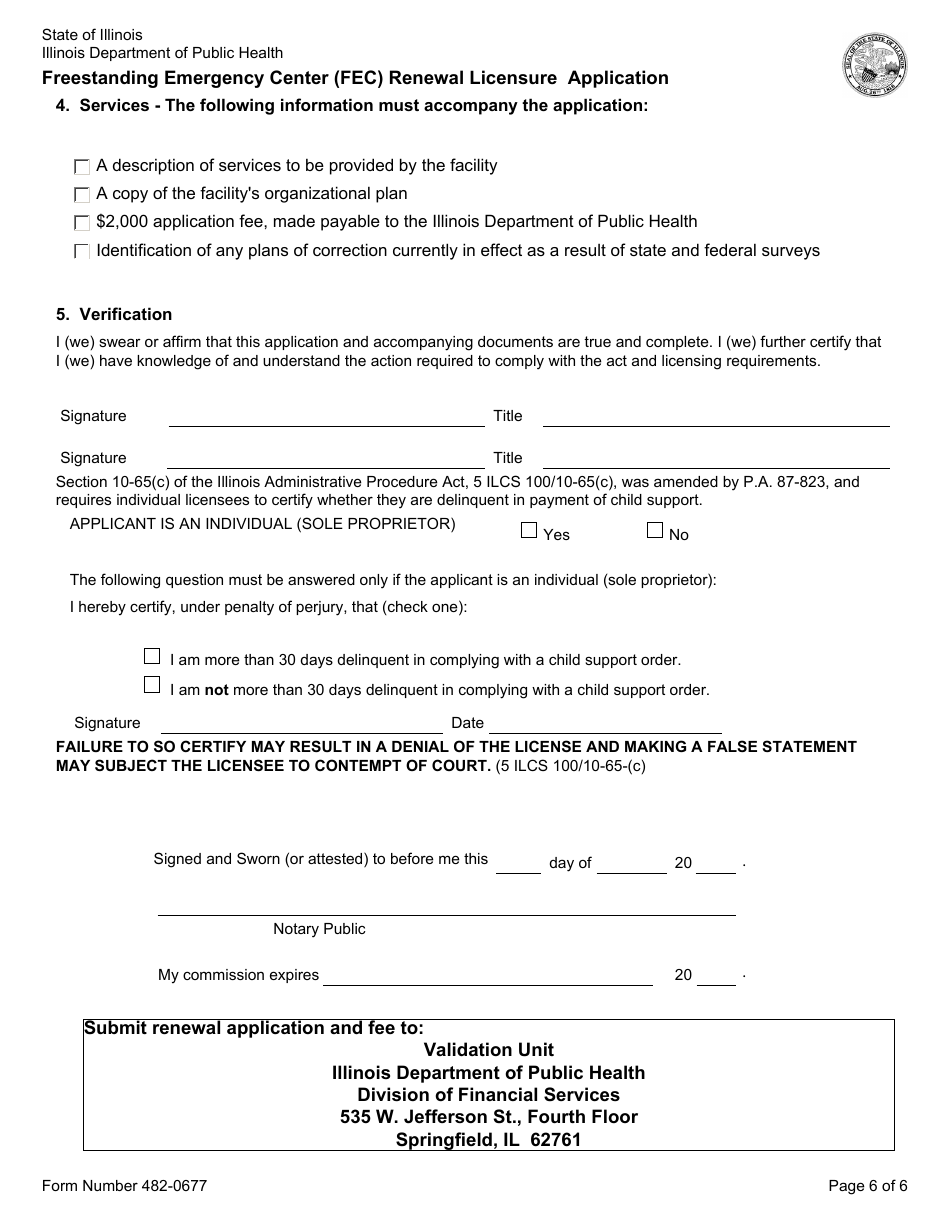 Form 482-0677 - Fill Out, Sign Online and Download Fillable PDF ...