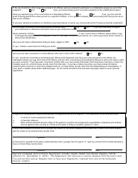 Health Care Worker Waiver Application Form - Illinois, Page 2