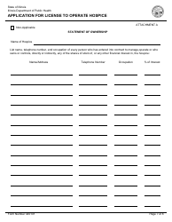 Form 445101 Application for License to Operate Hospice - Illinois, Page 7