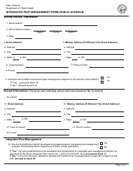 Form IL482-0655 Integrated Pest Management Form (Public Schools) - Illinois, Page 2