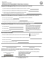 Form IL482-0655 Integrated Pest Management Form (Public Schools) - Illinois, Page 3