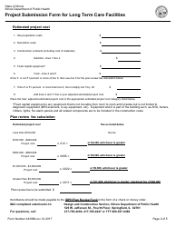 Form 443086 Project Submission Form for Long Term Care Facilities - Illinois, Page 2