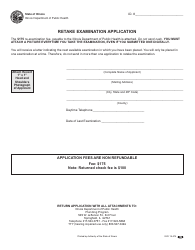 Document preview: Form IOCI15-474 Retake Examination Application - Illinois