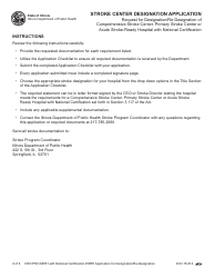 Form IOCI15-314 Stroke Center Designation Application - Illinois, Page 2