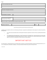 Form IL482-0136 Application for Youth Camp Construction Permit - Illinois, Page 2
