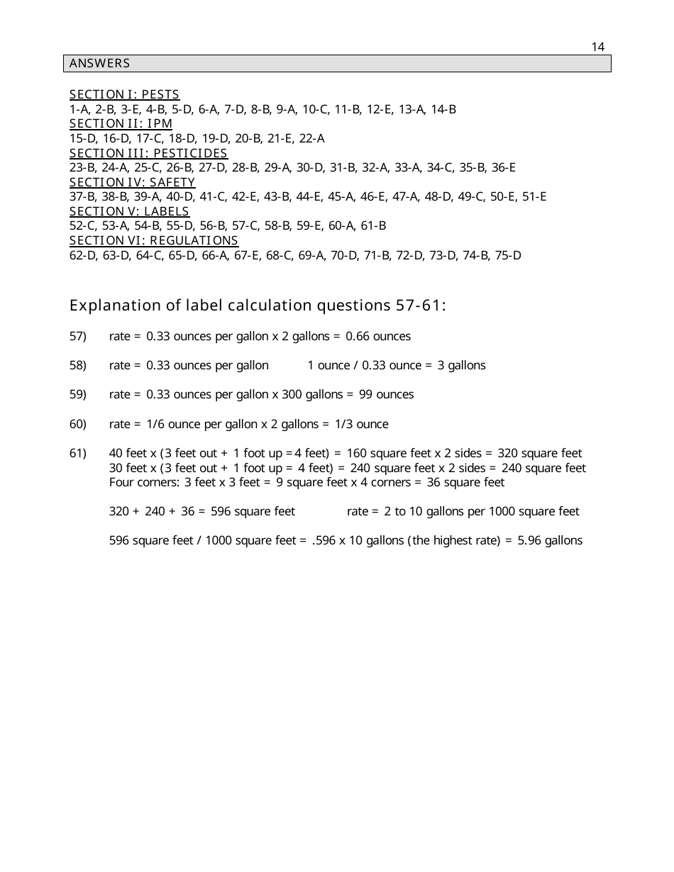 General Standards Practice Examination Form - Illinois, Page 14