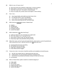 General Standards Practice Examination Form - Illinois, Page 2