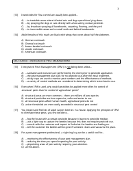 General Standards Practice Examination Form - Illinois, Page 3