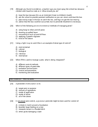 General Standards Practice Examination Form - Illinois, Page 4