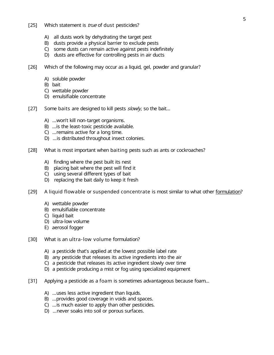 General Standards Practice Examination Form - Illinois, Page 5