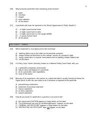 General Standards Practice Examination Form - Illinois, Page 9