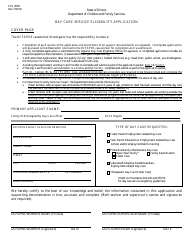 Document preview: Form CFS2000 Day Care Service Eligibility Application - Illinois