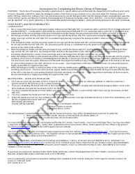 Instructions for Form HFS3416D Illinois Denial of Parentage - Illinois, Page 5