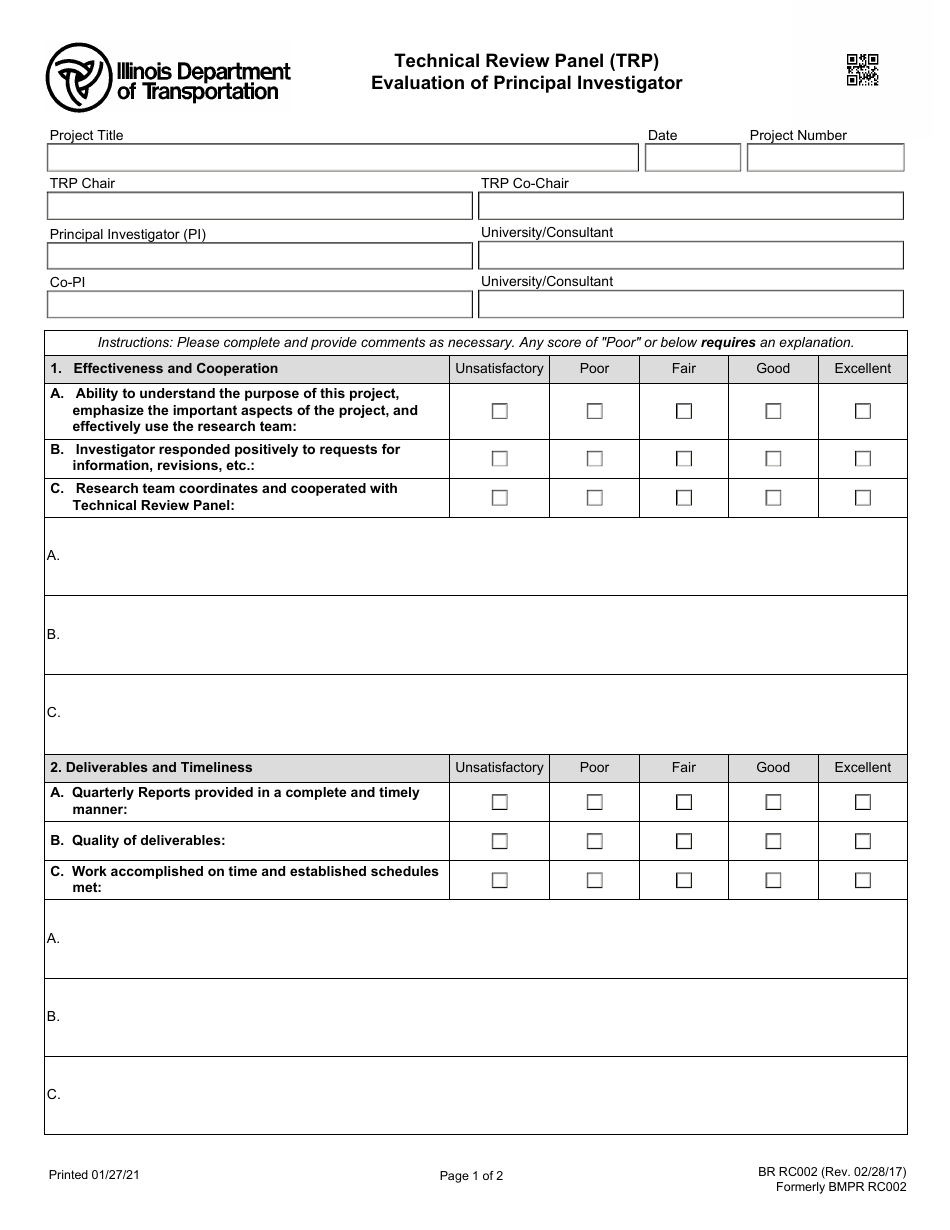 Form BR RC002 - Fill Out, Sign Online and Download Printable PDF ...