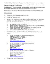 Form OG-22A Notice of Non-compliance (Nnc) Abatement Form - Illinois, Page 2
