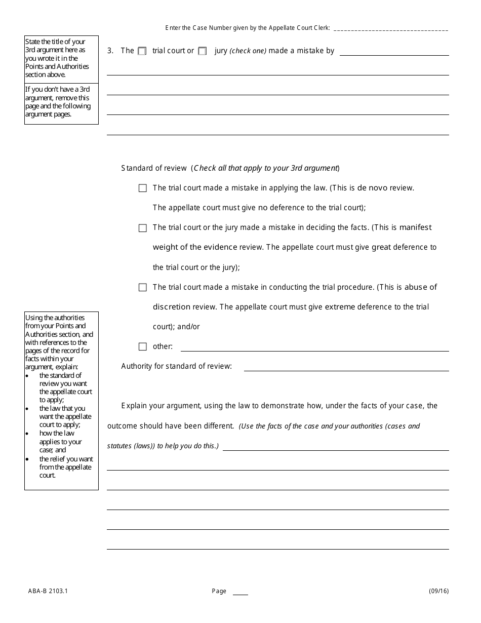 Form ABA-B2103.1 Appellants Brief - Illinois, Page 24