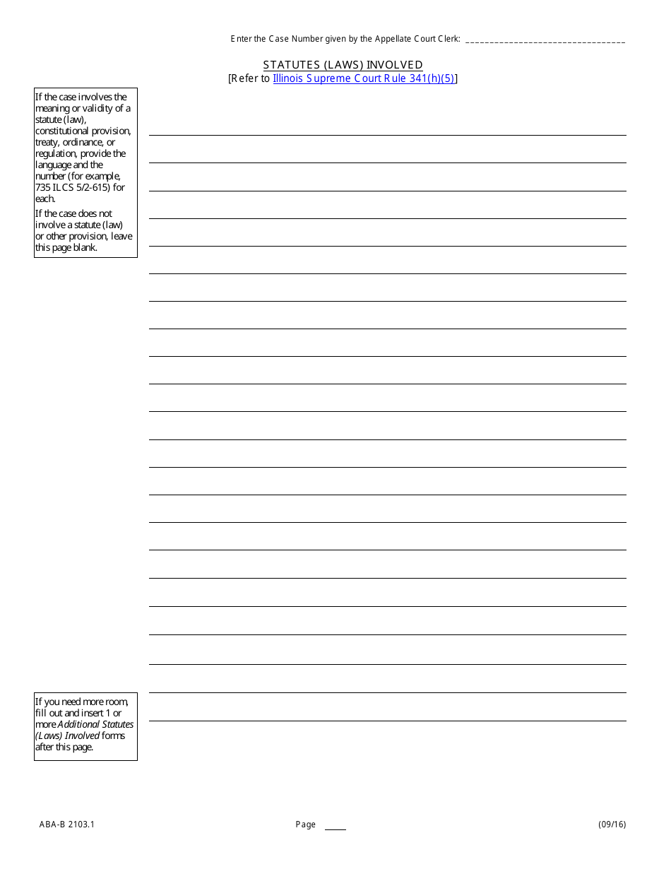 Form ABA-B2103.1 Appellants Brief - Illinois, Page 8