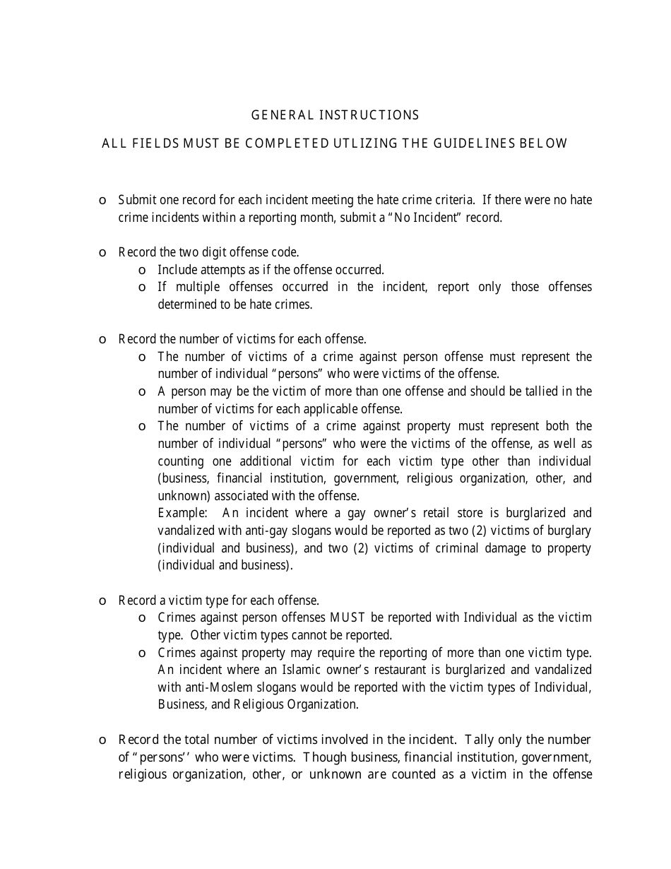 Form ISP2-421E Hate Crime Incident Form - Illinois Uniform Crime Reporting Program - Illinois, Page 4