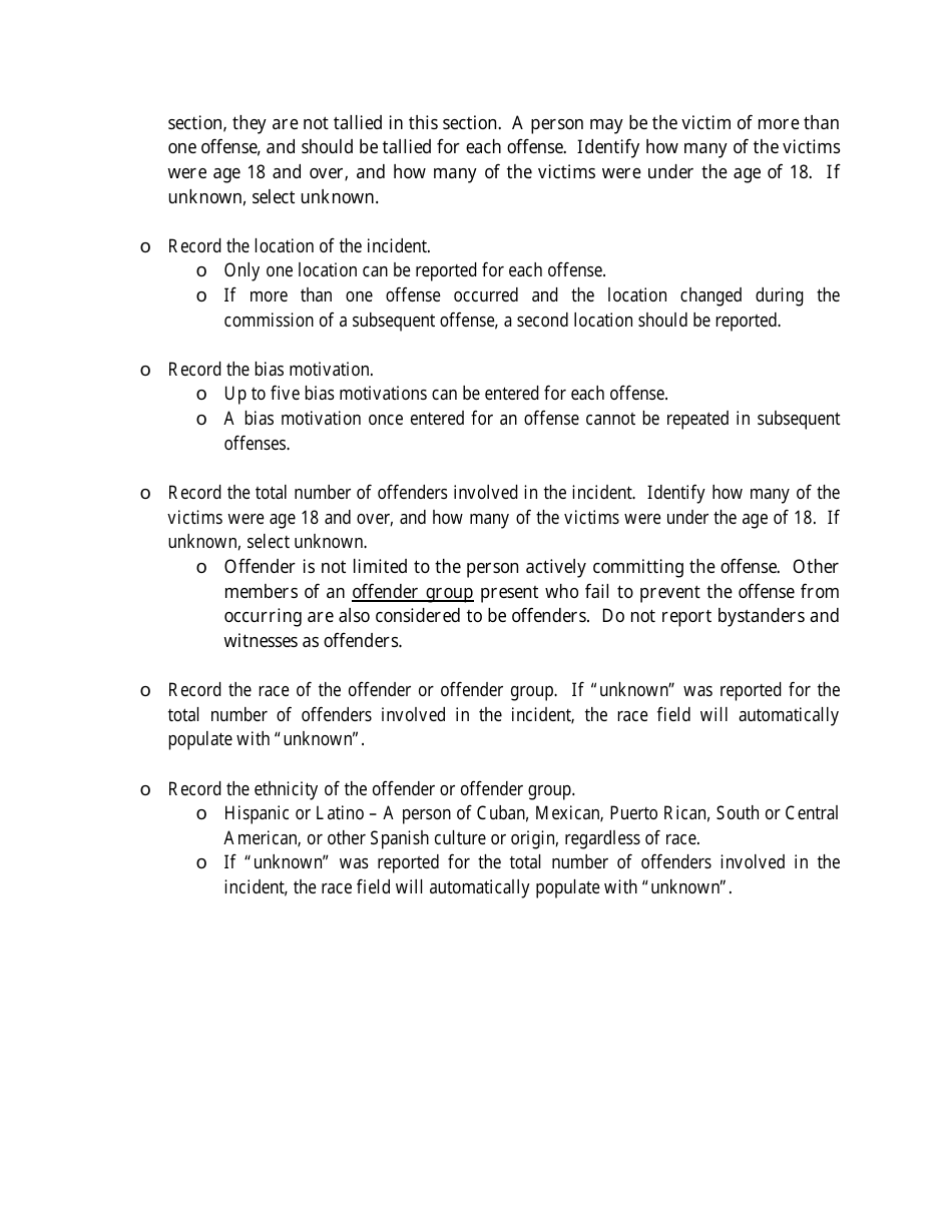 Form ISP2-421E Hate Crime Incident Form - Illinois Uniform Crime Reporting Program - Illinois, Page 5