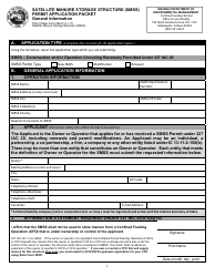 State Form 56423 Satellite Manure Storage Structure (Smss) Permit Application Packet - Indiana, Page 3