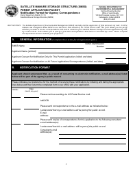 State Form 56423 Satellite Manure Storage Structure (Smss) Permit Application Packet - Indiana, Page 5