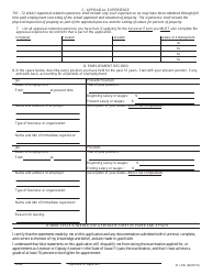 Form 51-123 Application for Examination for City/County Assessor or Deputy Assessor - Iowa, Page 2
