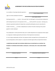 Document preview: Form CFN552-0751 Agreement for Recouping Relocation Payments - Iowa