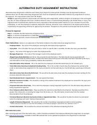 Form CFN552-0780 Alternative Duty Assignment - Iowa, Page 2