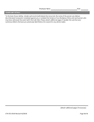Form CFN552-0318 Employee Complaint Form - Iowa, Page 3
