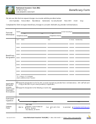 Iowa Beneficiary Form - Retirement Investors' Club (Ric) Download ...
