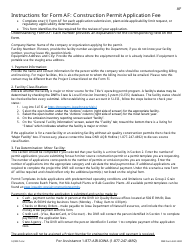 DNR Form 542-1302 (AF) Construction Permit Application Fee - Iowa, Page 2