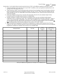 DNR Form 542-4009 (5.0) Part 1 Title V Annual Emissions Summaryummary/Emissions Fee - Iowa, Page 2