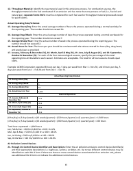 Instructions for Form INV-4, DNR Form 542-4002 Process Description - Actual Emissions - Iowa, Page 2