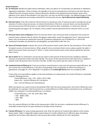 Instructions for Form INV-4, DNR Form 542-4002 Process Description - Actual Emissions - Iowa, Page 3
