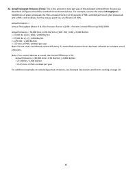 Instructions for Form INV-4, DNR Form 542-4002 Process Description - Actual Emissions - Iowa, Page 4
