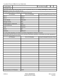 Document preview: DNR Form 542-4018 (INV-6) Facility-Wide Actual Emissions - Iowa