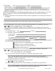 DNR Form 542-8010 Notification of an Iowa Training Fire-Demolition or a Controlled Burn of a Demolished Building - Iowa, Page 2