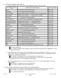 DNR Form 542-1040 Part 2 General Facility Requirements - Iowa, Page 3
