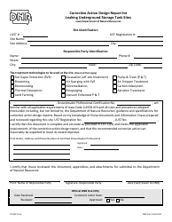 DNR Form 542-0763 Corrective Action Design Report for Leaking Underground Storage Tank Sites - Iowa