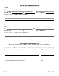 DNR Form 542-1433 Iowa Well Contractor Exam Application - Iowa, Page 2