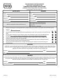 Document preview: DNR Form 542-3151 Schedule 1B Construction Permit Application - Minor Water Main Construction Permit - Iowa